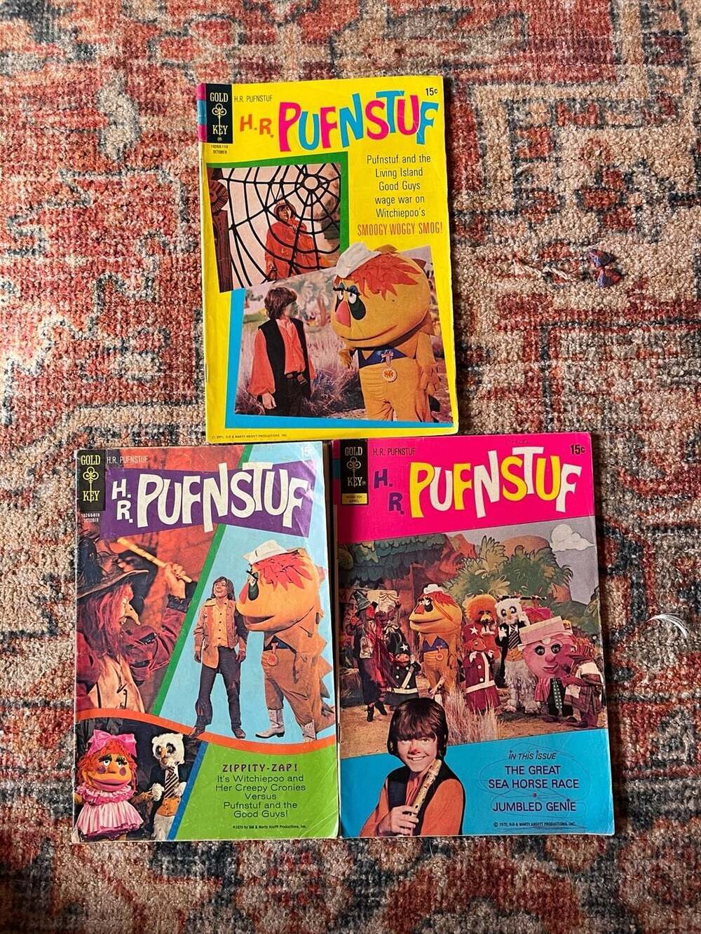 H R Pufnstuf #5 Gold Key 1971 Photo Cover Sid & Marty Croft TV Show Fine